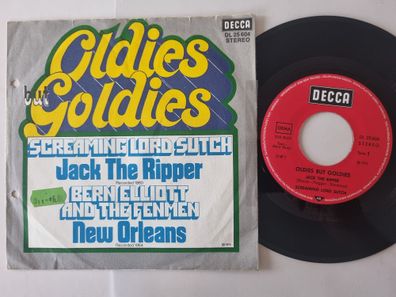 Screaming Lord Sutch/ Bern Elliott - Jack the Ripper/ New Orleans 7'' Vinyl