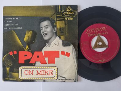 Pat Boone - Pat on Mike/ Treasure of love 7'' Vinyl Germany