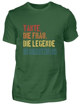 TANTE. DER Schlechte Einfluss. - Herren Basic T-Shirt-E51X0OMR
