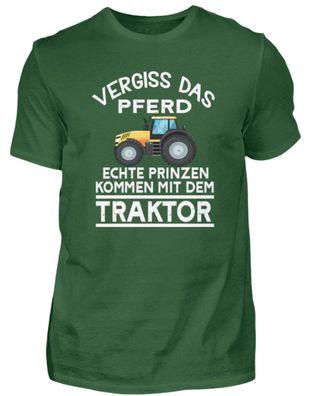 Vergiss das pferd echte Prinzen kommen m - Herren Basic T-Shirt-A7YRS7IZ
