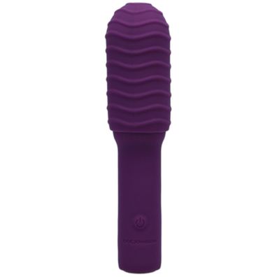 Doc Johnson - Elite - Mini Vibrator with Interchangeable Attachment - 4 / 10 cm