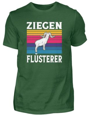 Ziegen Flüsterer Lustiges Landwirt Bauer - Herren Basic T-Shirt-0U925OZ2