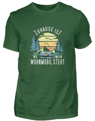 Zuhause ist wo mein Wohnmobilsteht - Herren Basic T-Shirt-Y9UQM1YG