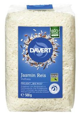 Davert 6x Jasmin Reis weißer Duftreis 500g 500g