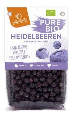 Landgarten Bio Heidelbeeren gefriergetrocknet 20g 20g