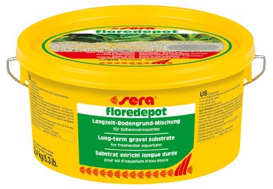 Sera Floredepot 2,4 Kg Nährboden für Wasserpflanzen