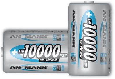 Ansmann - Mono D - 1,2 Volt 10000mAh Ni-MH