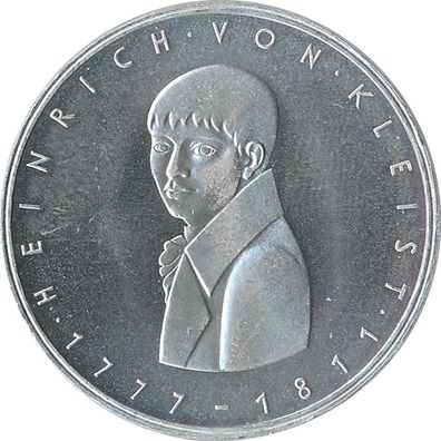 BRD 5 DM 1977 G Heinrich von Kleist Silber*