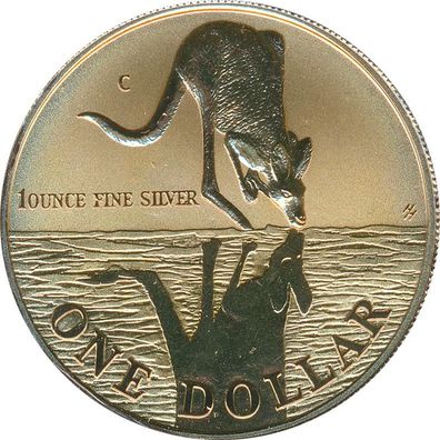 Australien Känguru 1997 - 1 Oz Silber*