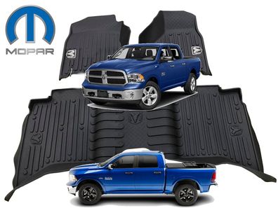 Mopar Premium Heavy Duty All Weather Fußmatten 3er Set vorn/hinten RAM Crew Cab