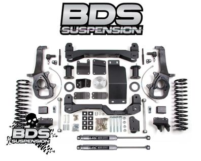 6" BDS SuperSize Fahrwerk RAM 1500 Bj:13-24 (Gen.4) mit BDS NX2 Stoßdämpfer (mit