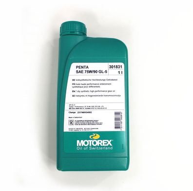 Differenzialöl / Schaltöl 75W90 GL5 (Inhalt 1000ml)