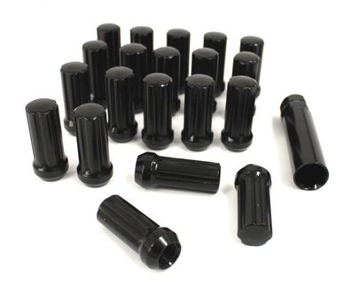 14x1.5 Radmuttern Kit black 20 Stück