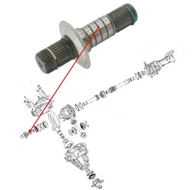 Differenzial Ausgangswelle vorne außen links RAM 1500 Bj:12-23 (Gen.4 & Gen.5)