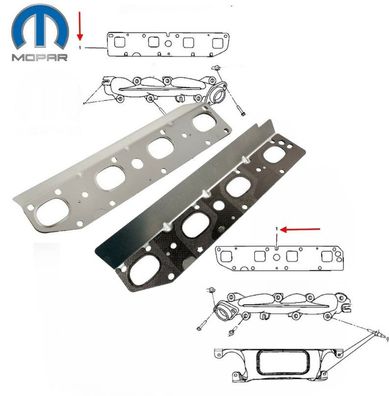 Auslass Krümmerdichtung paar 5,7L (Gen.4 & Gen.5) (OE Mopar)
