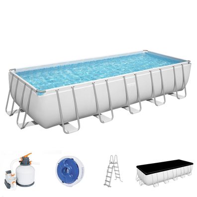 Power Steel™ Frame Pool Komplett-Set mit Sandfilteranlage 640 x 274 x 132 cm ,