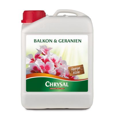 Chrysal Balkon und Geranien Flüssigdünger - 2,5 Liter