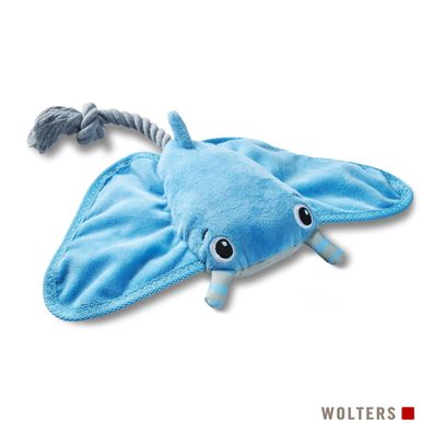 Wolters Ocean Range Hundespielzeug Manta Rochen - 31,5 x 31 x 5 cm