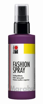 6x Marabu 1719 50 039 Fashion-Spray Aubergine 100 ml(P)