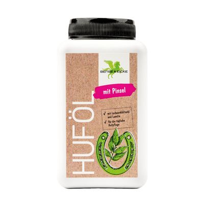 B & E Huföl mit Pinsel - 500 ml