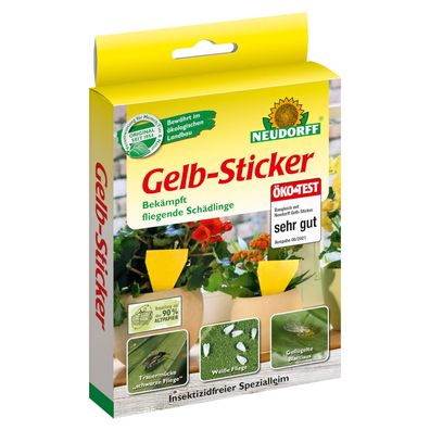 Neudorff Gelb-Sticker - 10 Stück