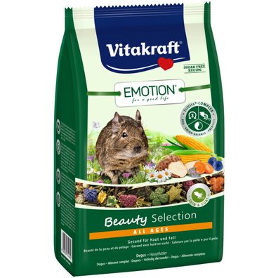 Vitakraft Emotion Beauty All Ages, Degufutter - 600g