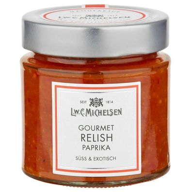 L.W.C. Michelsen - Gourmet Paprika & Curry Relish (215g) süß & exotisch