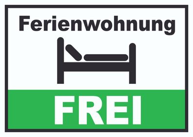 Ferienwohnung FREI Schild