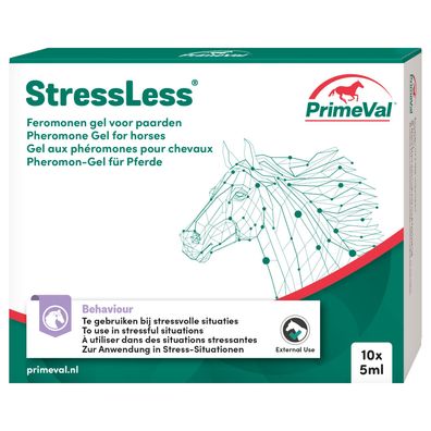 PrimeVal Stressless Pheromon-Gel für Pferde - beruhigendes Ergänzungsfuttermittel