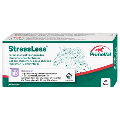 PrimeVal Stressless Pheromon-Gel für Pferde - beruhigendes Ergänzungsfuttermittel