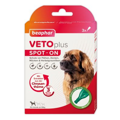 Beaphar VETOplus SPOT-ON für große Hunde über 30 kg