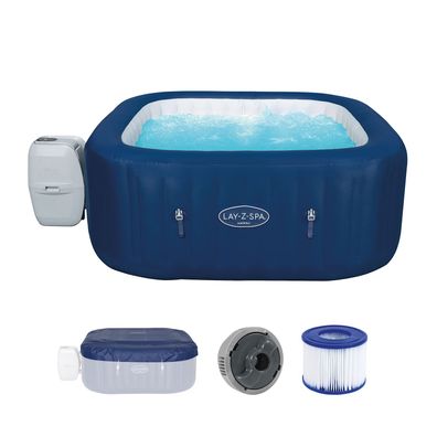 LAY-Z-SPA® Whirlpool Hawaii AirJet™ 180 x 180 x 71 cm, eckig