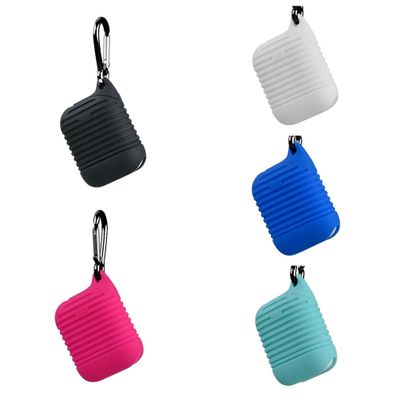 360° Airpods Case Silikon Hülle Schutztasche Ladegerät Kopfhörer 2gen/1gen Weiß