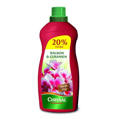 Chrysal Balkon und Geranien Flüssigdünger - 1200 ml