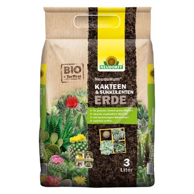 Neudorff NeudoHum Kakteen & SukkulentenErde - 3 Liter