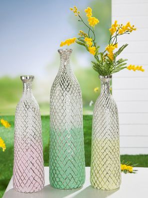 Gilde Glas Vase " La Palma " VE 2 50443