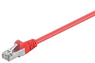 Goobay 50154 CAT 5e Patchkabel, F/UTP, Rot, 5 m - CCA Kupfergemisch