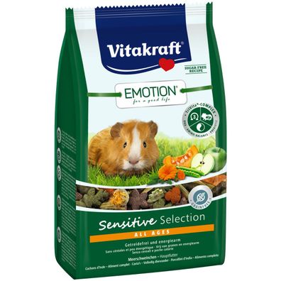 Vitakraft Emotion Sensitive All Ages, Meerschweinchenfutter - 600g