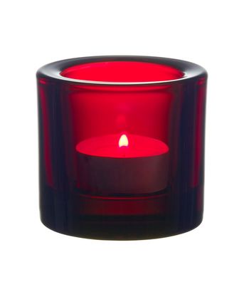 Iittala Kivi Windlicht - 60 mm - Cranberry