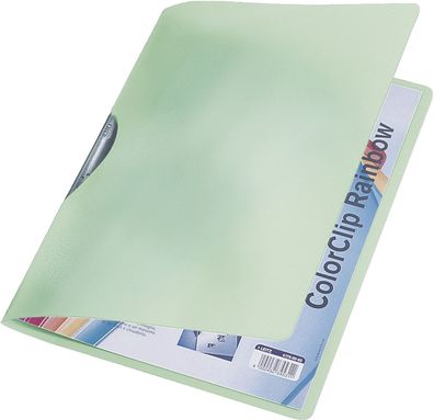 Leitz 41760055 Klemmmappe ColorClip Rainbow A4 PP grün