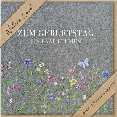 bsb 6940242 Geburtstagskarte - Natur Card, inkl. Umschlag