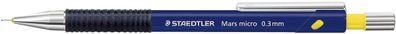 10x Staedtler® 775 03 Druckbleistift Mars® micro 0,3 mm B blau