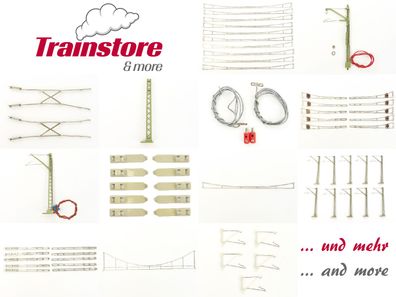 Märklin H0 Oberleitungen für M-Gleis und K-Gleis | div. Varianten * Note 3* E401