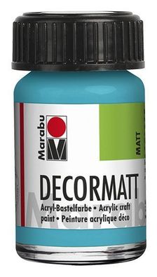 Marabu 1401 39 091 Decormatt Acryl, Karibik 091, 15 ml