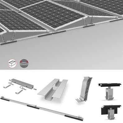 K2 Systems D-Dome Set für Flachdach