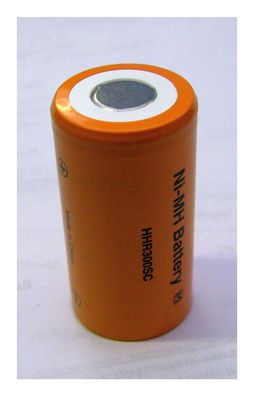 Panasonic - HHR-300SCP - 1,2 Volt 3000mAh Ni-MH - Hochstrom - Label