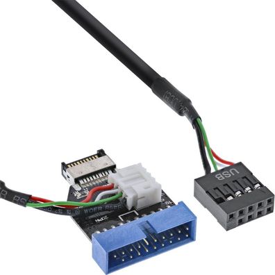 InLine® 33446A USB 3.1 zu 3.0 Adapter intern