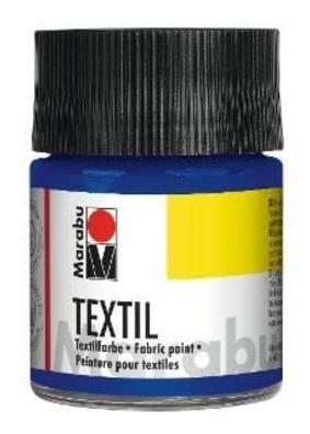 Marabu 1716 05 052 Textil Mittelblau 50 ml