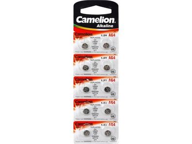 Camelion - V377AC - Knopfzellen für Uhren 1.5 V - 18 mAh LR626/AG4 (10 St. / Blist