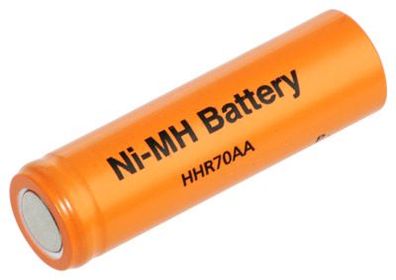 Panasonic - HHR-70AA - Mignon AA - 1,2 Volt 700mAh Ni-MH - Flattop